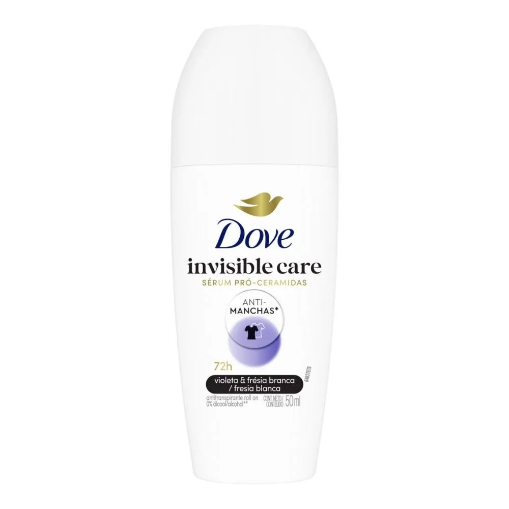 Desodorante Antitranspirante Roll-On Dove Invisible Care 50ml