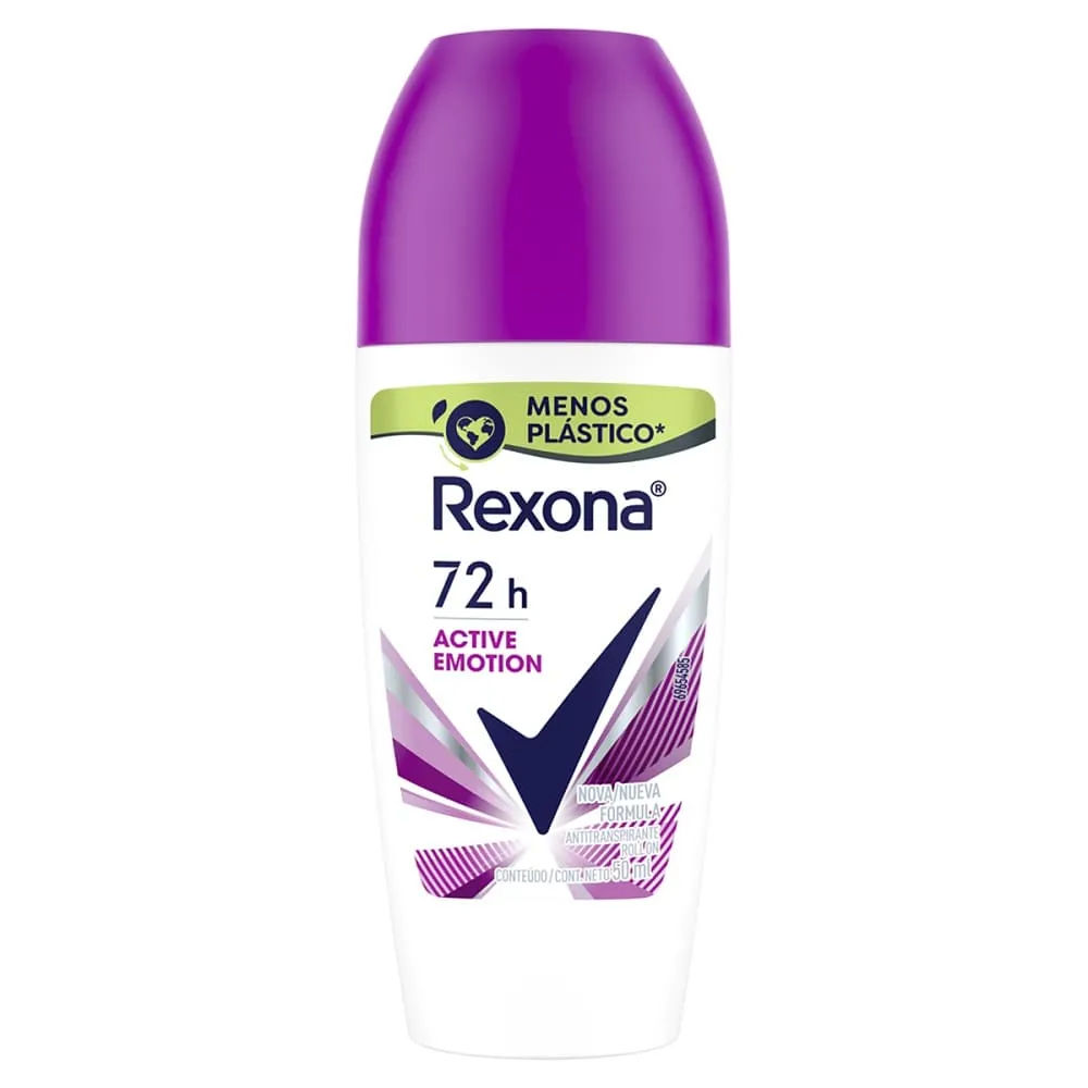 Desodorante Antitranspirante Roll-on Rexona Active Emotion 50g
