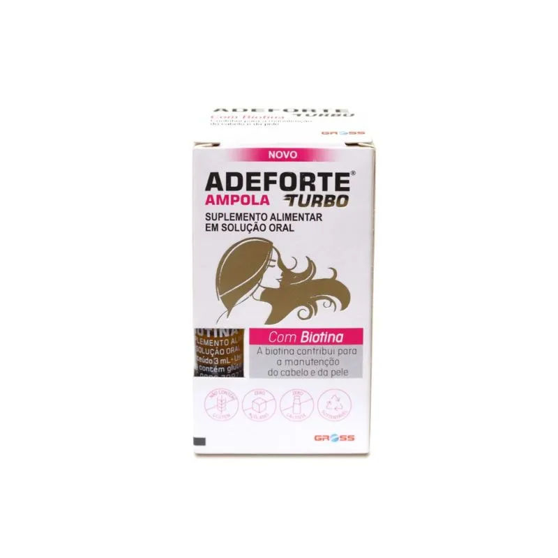 Adeforte Turbo 1 Ampola Adeforte + 1 Ampola Biotina 3ml Gross