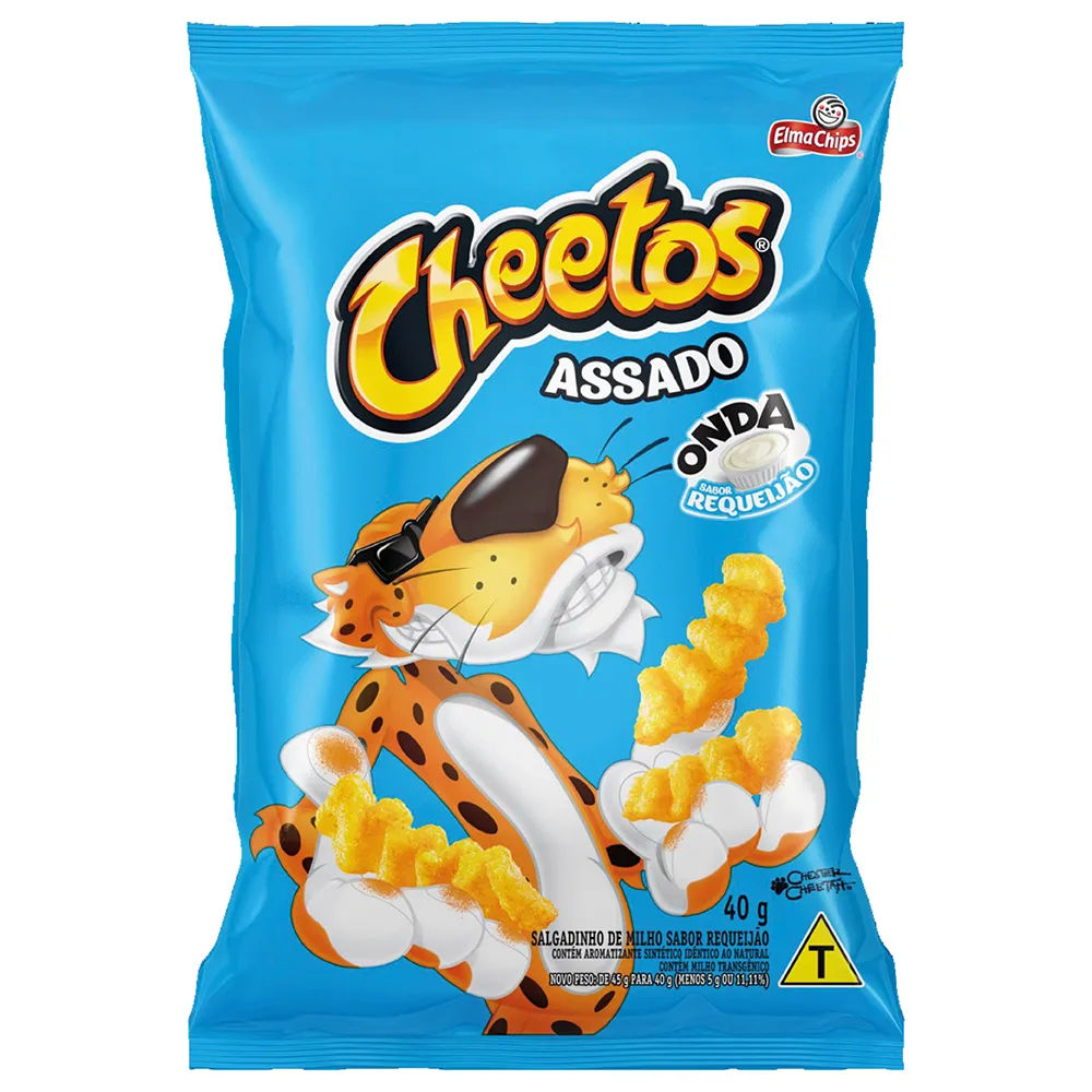Salgadinho Elma Chips Cheetos Onda Requeijão 40g