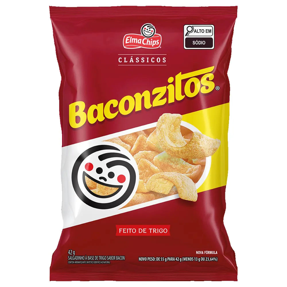 Salgadinho Elma Chips Baconzitos 42g