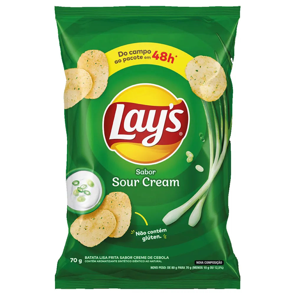 Salgadinho Lays Sour Cream 70g
