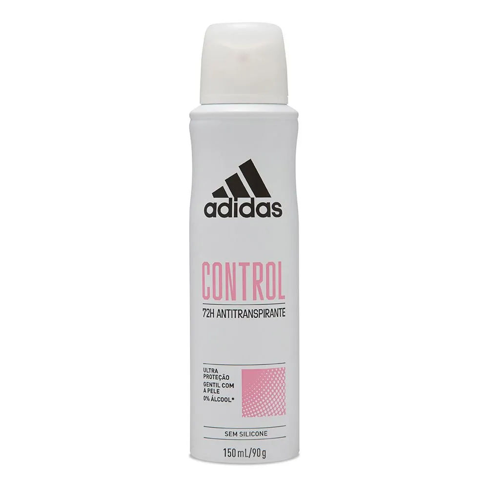 Desodorante Antitranspirante Aerossol Adidas Control Feminino 150ml