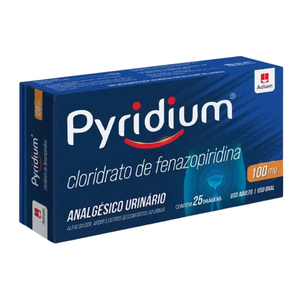 Pyridium 100mg 25 Drágeas Adium