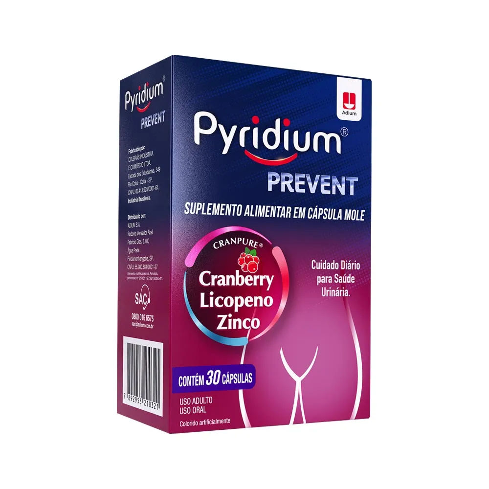 Pyridium Prevent Com 30 Capsulas