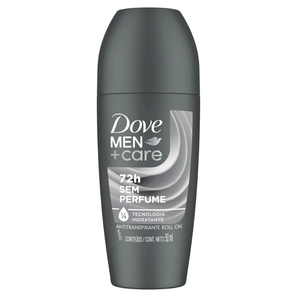 Desodorante Antitranspirante Roll-on Dove Men+Care Sem Perfume 50ml