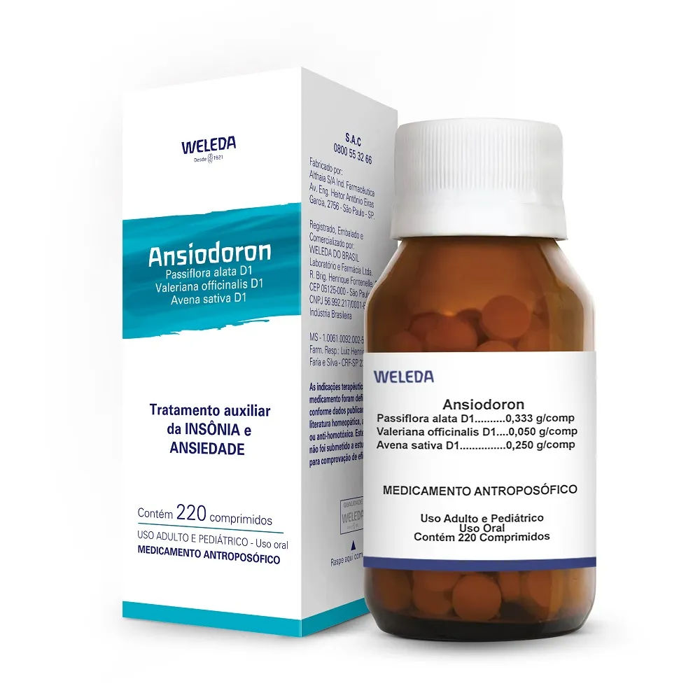Ansiodoron Weleda 220 comprimidos