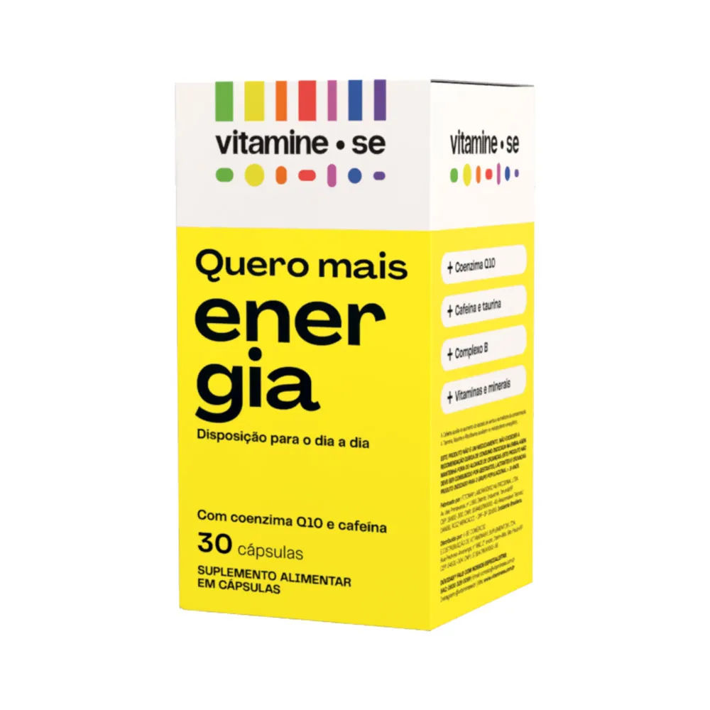 Vitamine-se Quero Mais Energia Com 30 Capsulas