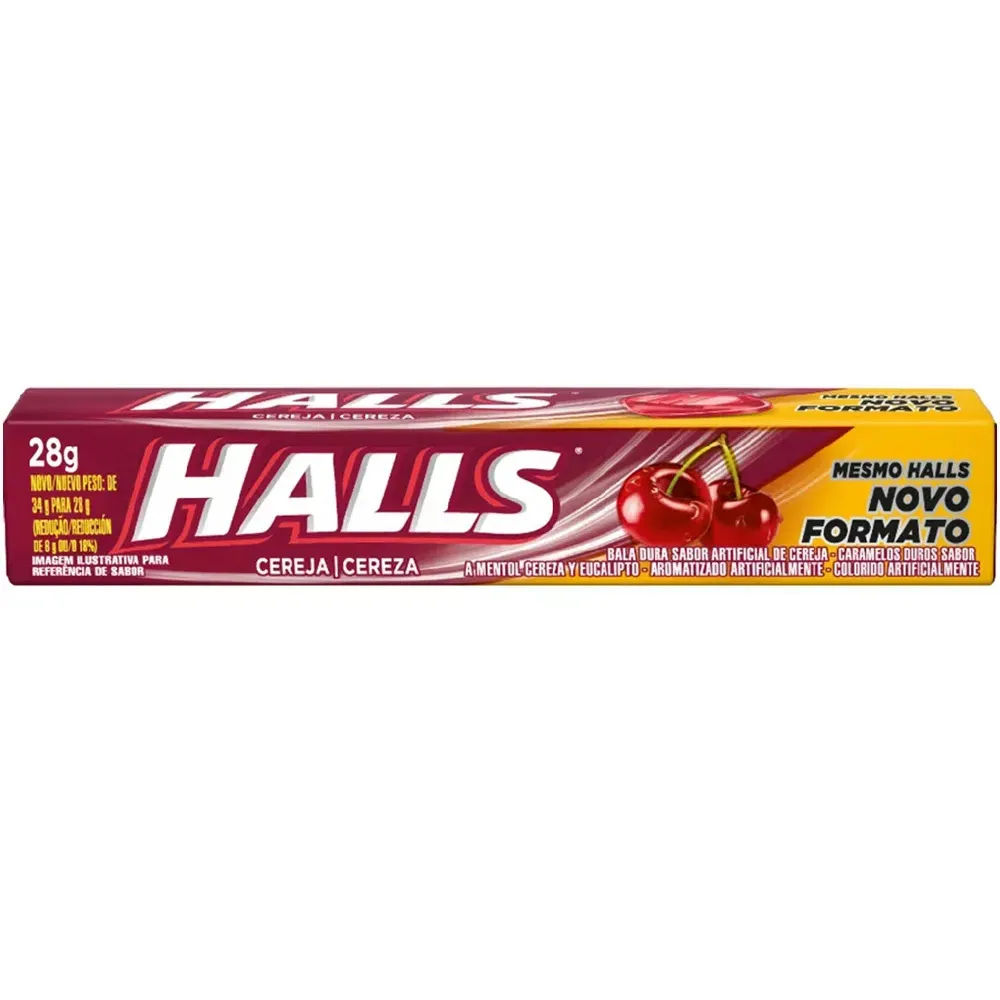 Halls 28gr Cereja