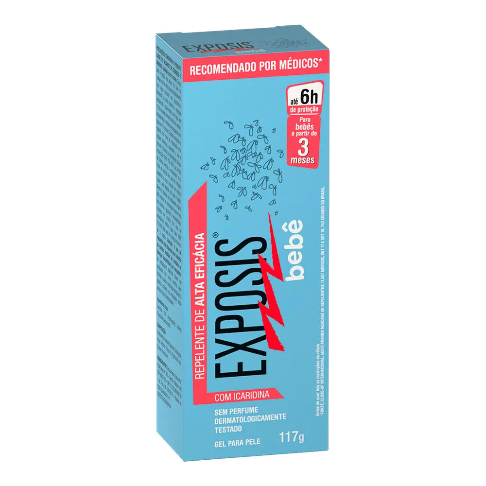 Repelente Exposis Bebê Gel 117ml