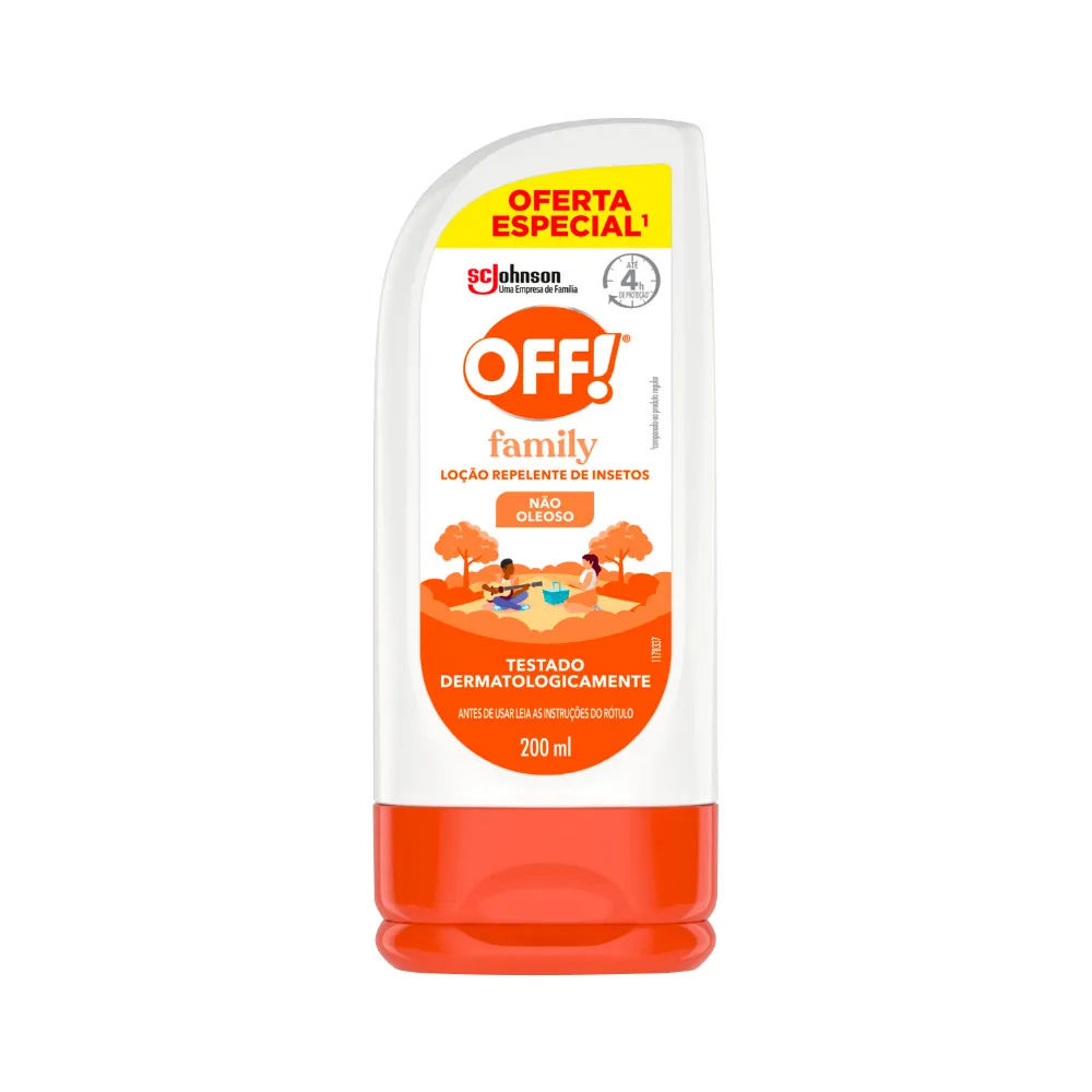 Repelente Off Loção Family 200ml Oferta Especial