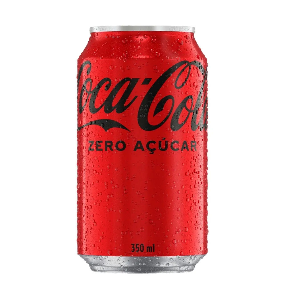 Refrigerante Cola-Cola Zero sem Açúcar Lata 350ml