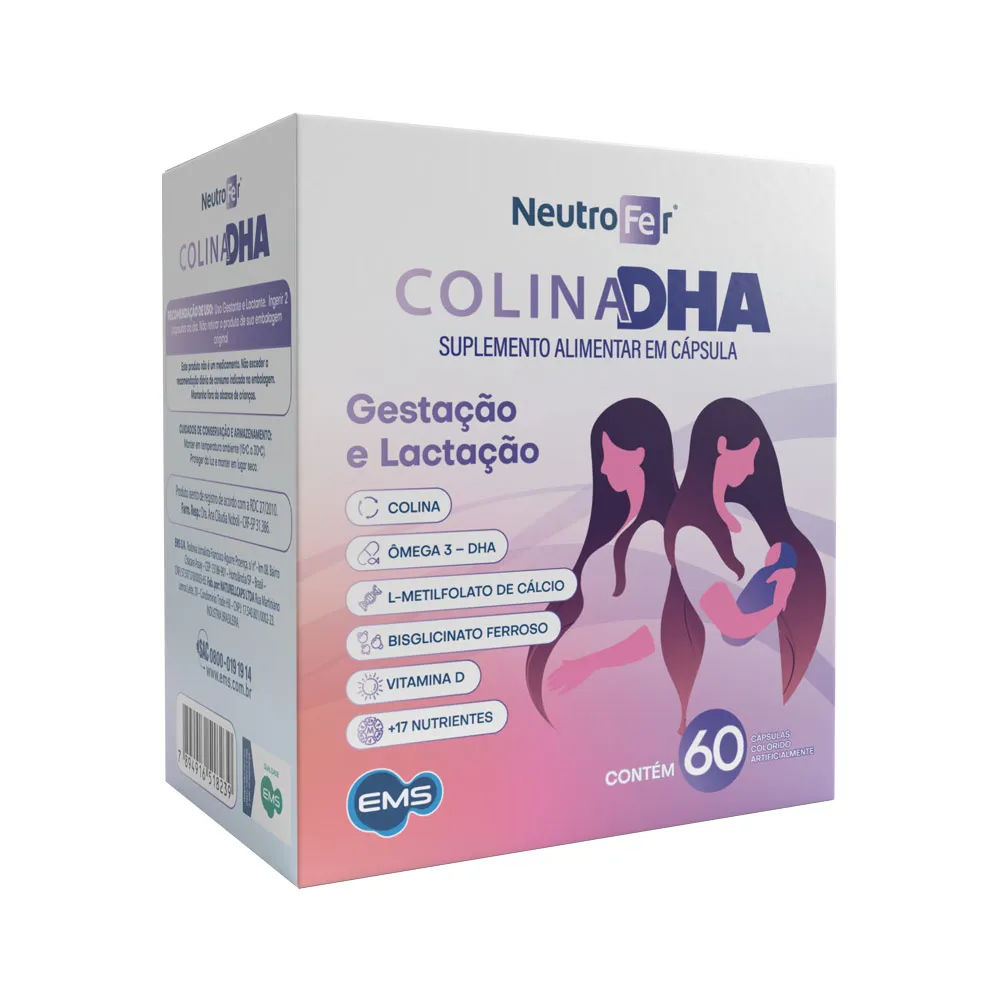 Neutrofer Colina DHA 60 Cápsulas EMS