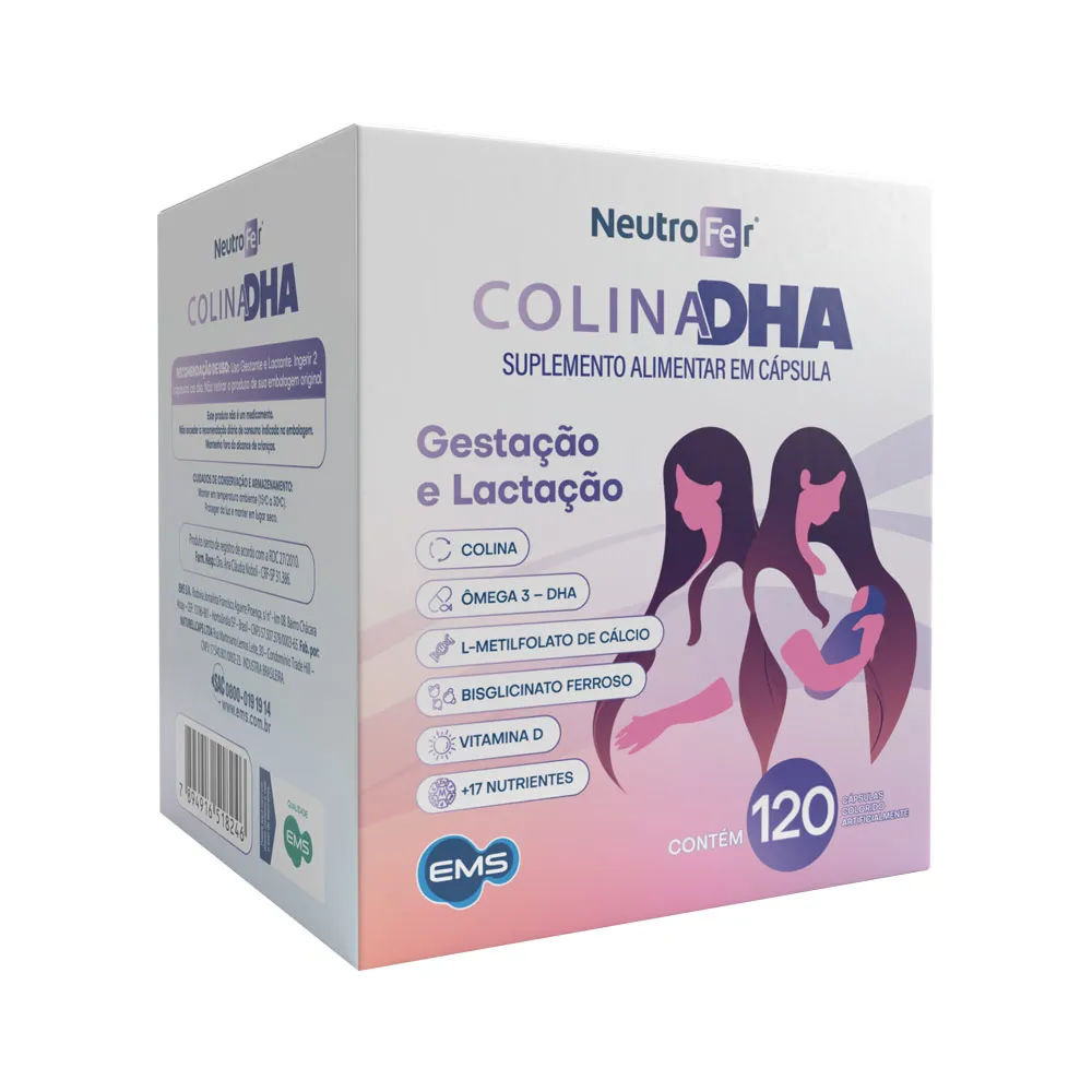 Neutrofer Colina DHA 120 Cápsulas EMS