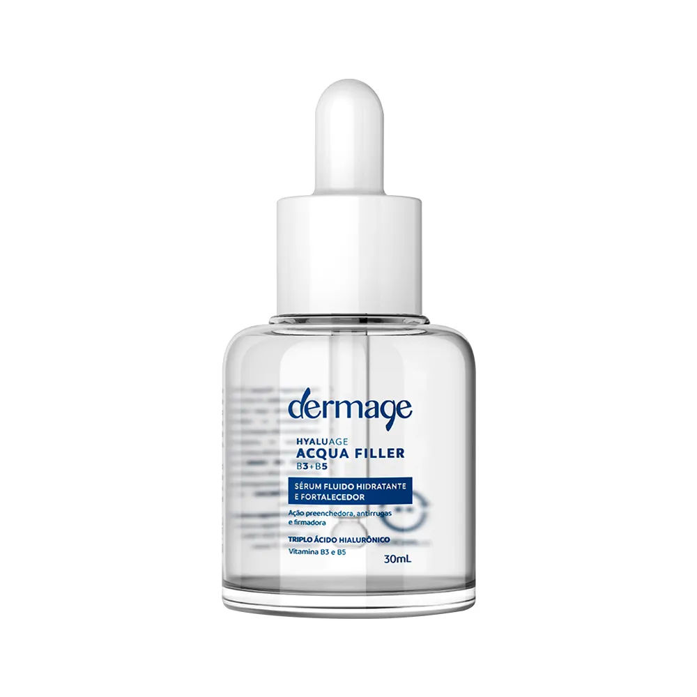 Sérum Facial Hidratante Fortalecedor Dermage Hyaluage Acqua Filler B3 + B5 30ml