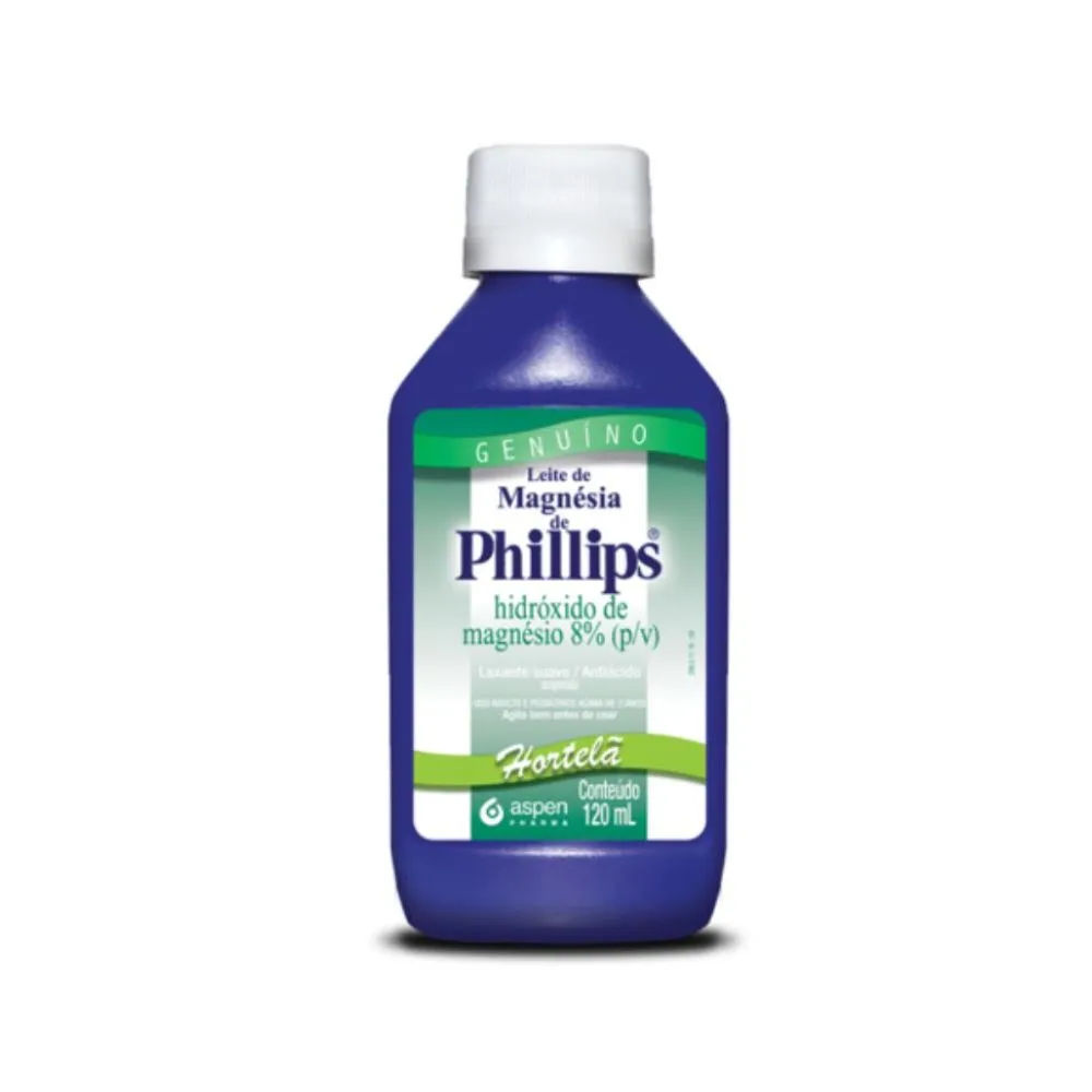Leite De Magnésia Phillips Hortelã 120ml