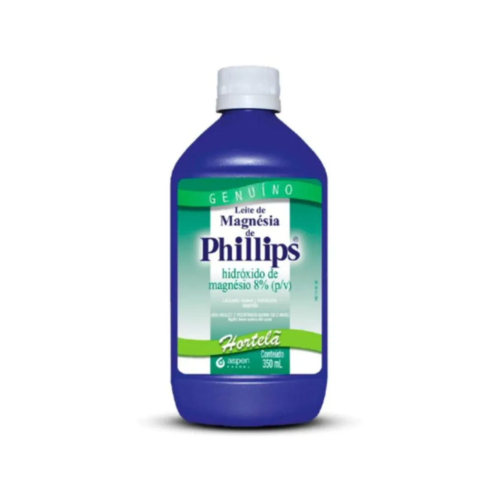 Leite De Magnésia Phillips Hortelã 350ml