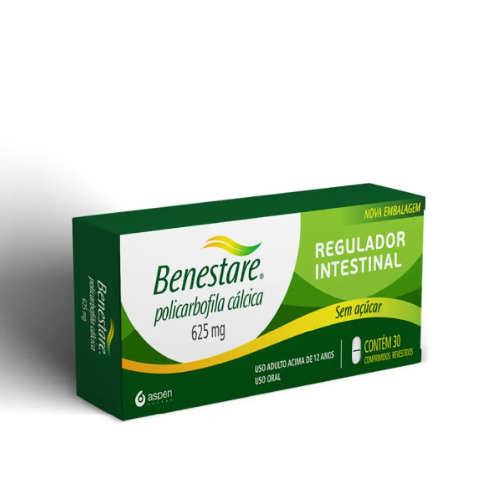 Benestare Policarbofila Cálcica 625mg 30 Comprimidos Revestidos Aspen