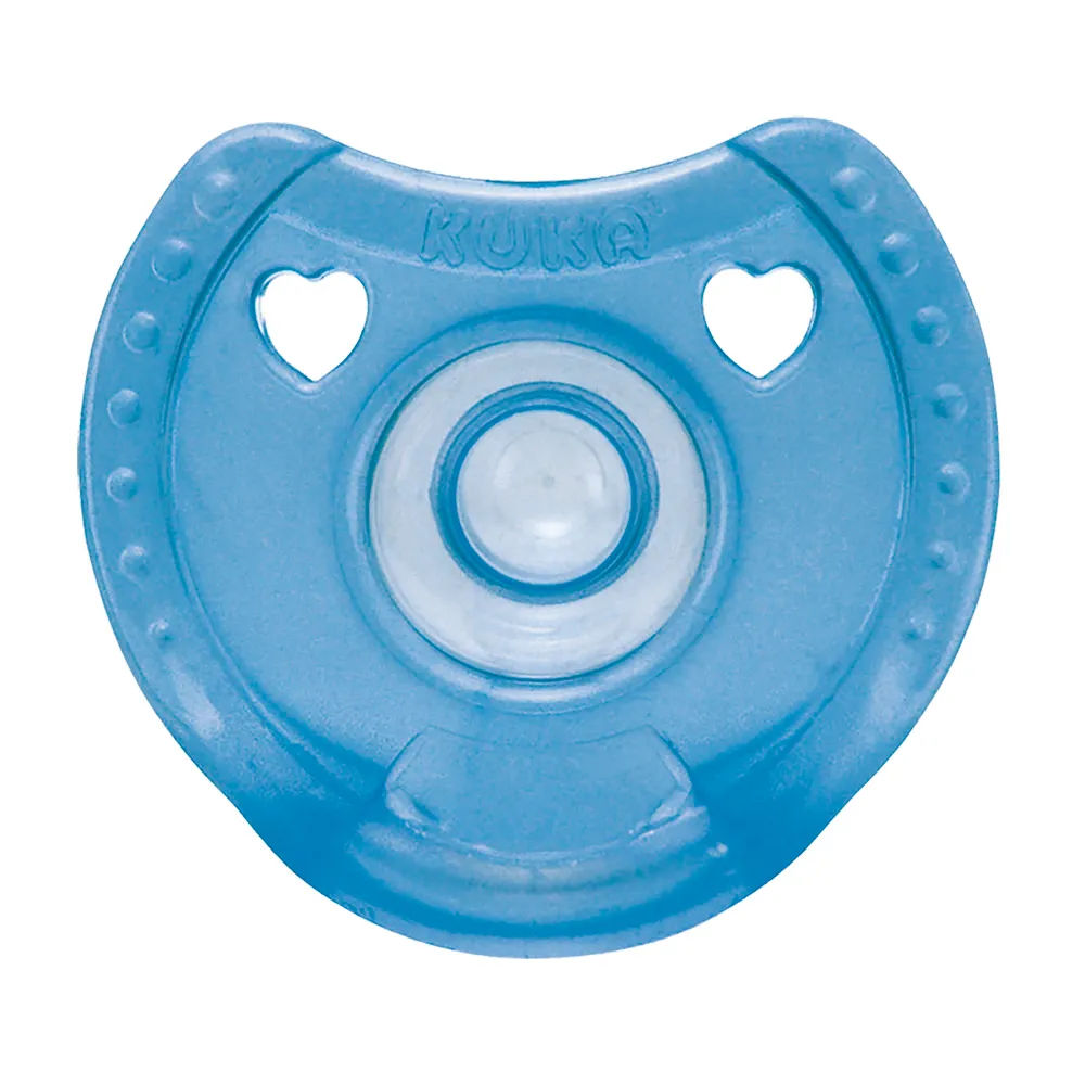 Chupeta Kuka Soft Comfort Azul Silicone N.1