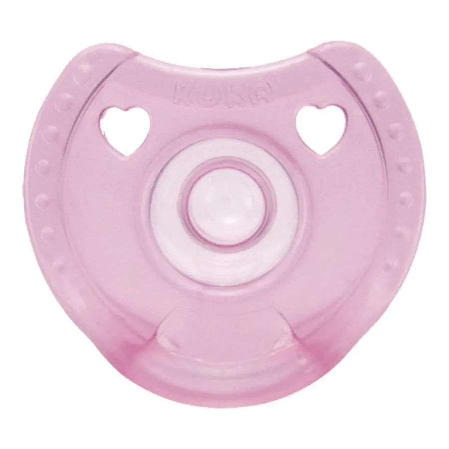 Chupeta Kuka Soft Comfort Rosa Silicone N.1