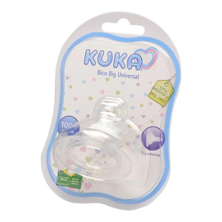 Bico de Mamadeira Kuka Big Universal 1 Unidade