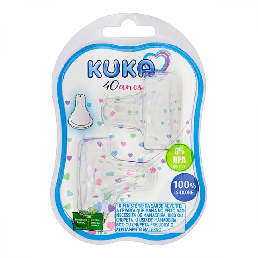 Bico de Silicone Universal Kuka 2 Unidades