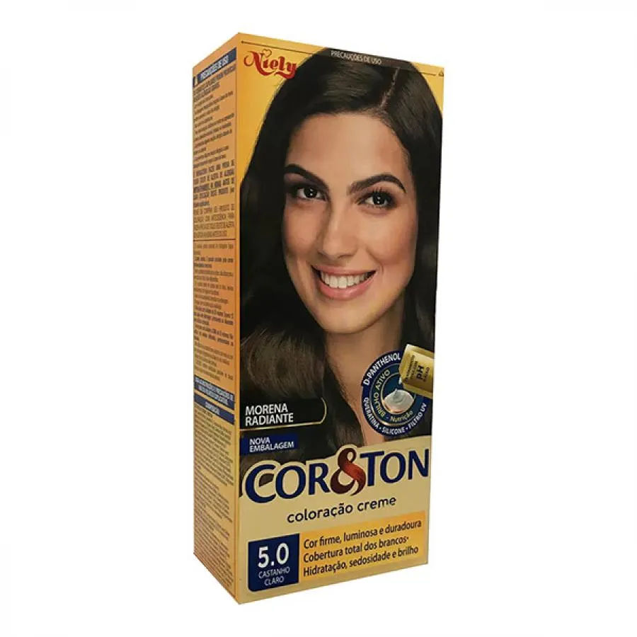 Tintura Cor&Ton Creme 50g 5 0 Castanho Claro
