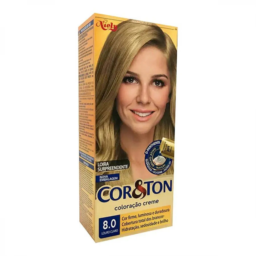 Tintura Cor&Ton Creme 50g 8 0 Louro Claro