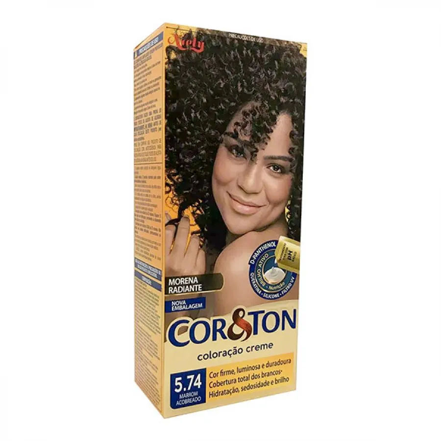 Tintura Cor&Ton Creme 50g 5 74 Marrom Acobreado