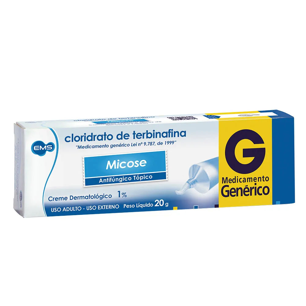 Creme Dermatológico Terbinafina Genérico EMS 20g