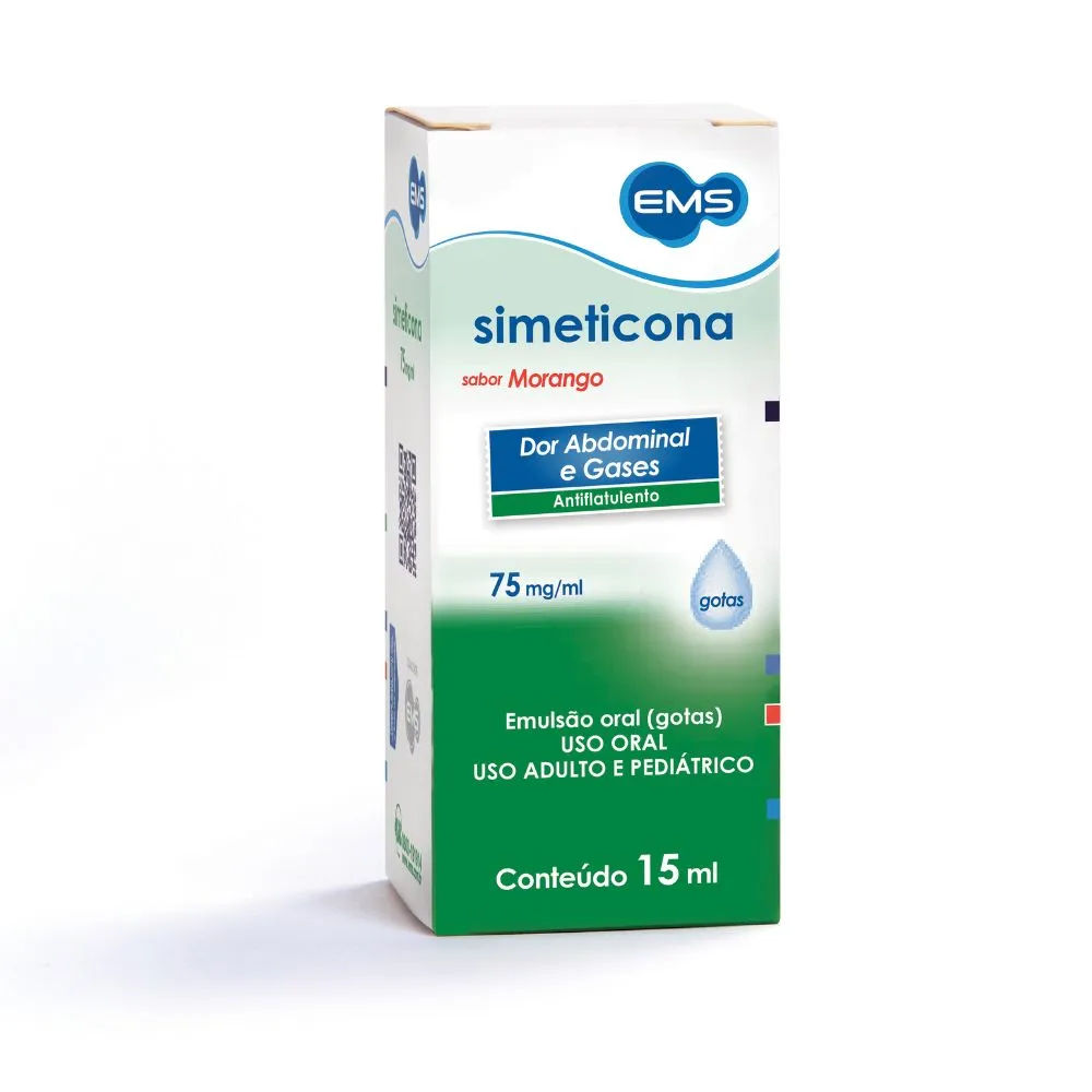 Simeticona Solução Oral 15ml Genérico EMS
