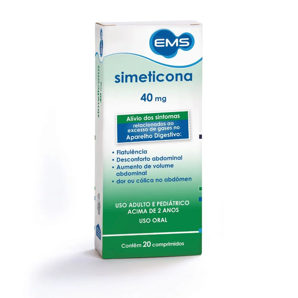 Simeticona 40mg Comprimidos 20 Unidades Genérico EMS