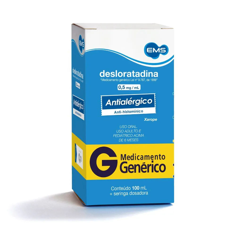 Desloratadina Ems 0,5mg  Xarope 100ml