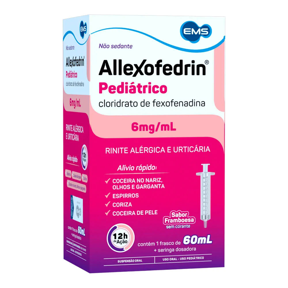 Allexofedrin Fexofenadina Pediátrica 6mg/5ml 60ml