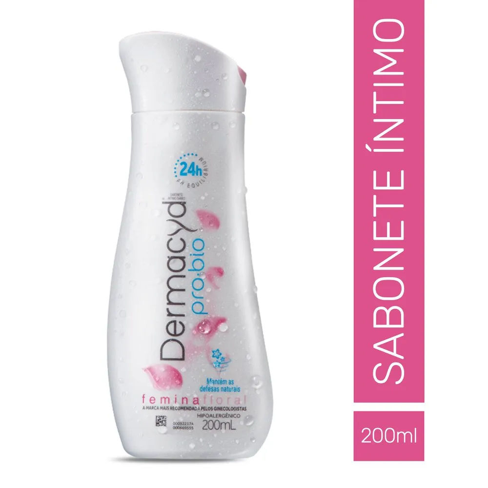Sabonete Íntimo Dermacyd Femina 24h 200ml