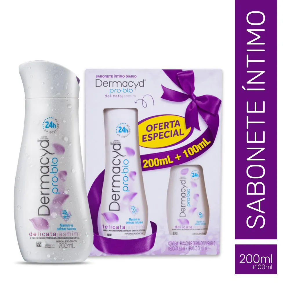 Dermacyd Kit Delicata Sabonete Íntimo Líquido 300ml