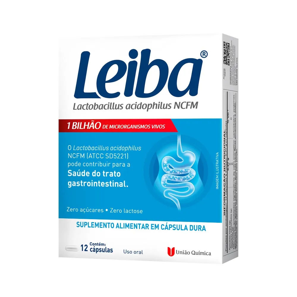 Leiba 12 Cápsulas União Química