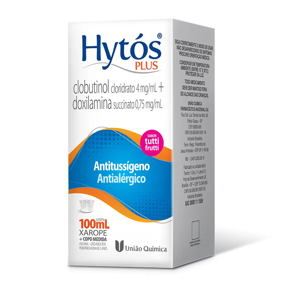 Hytos Plus 100ml Xarope União Química