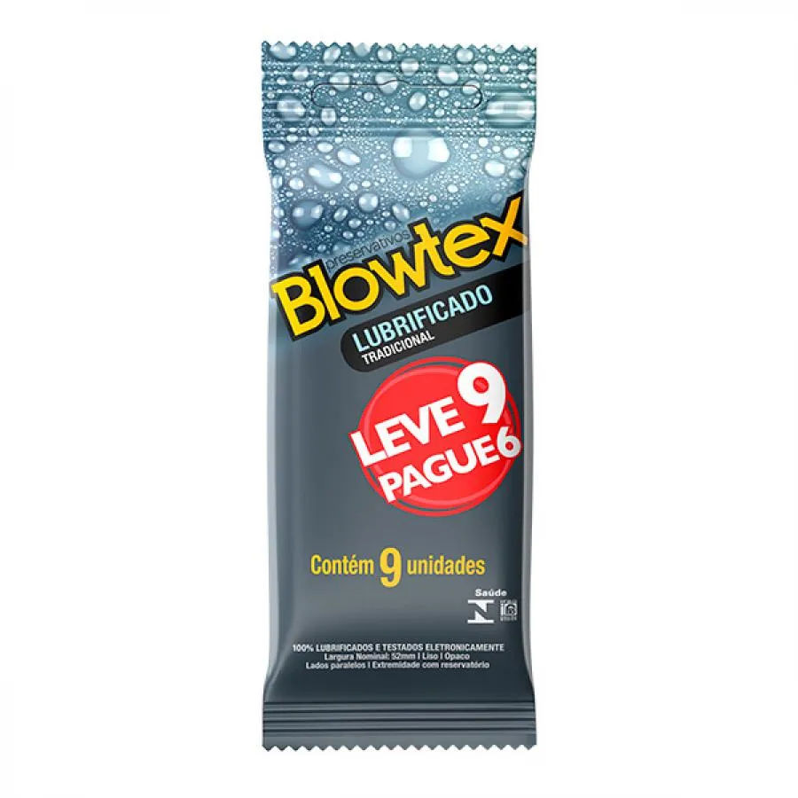 Preservativo Blowtex Lubrificado 6 unidades
