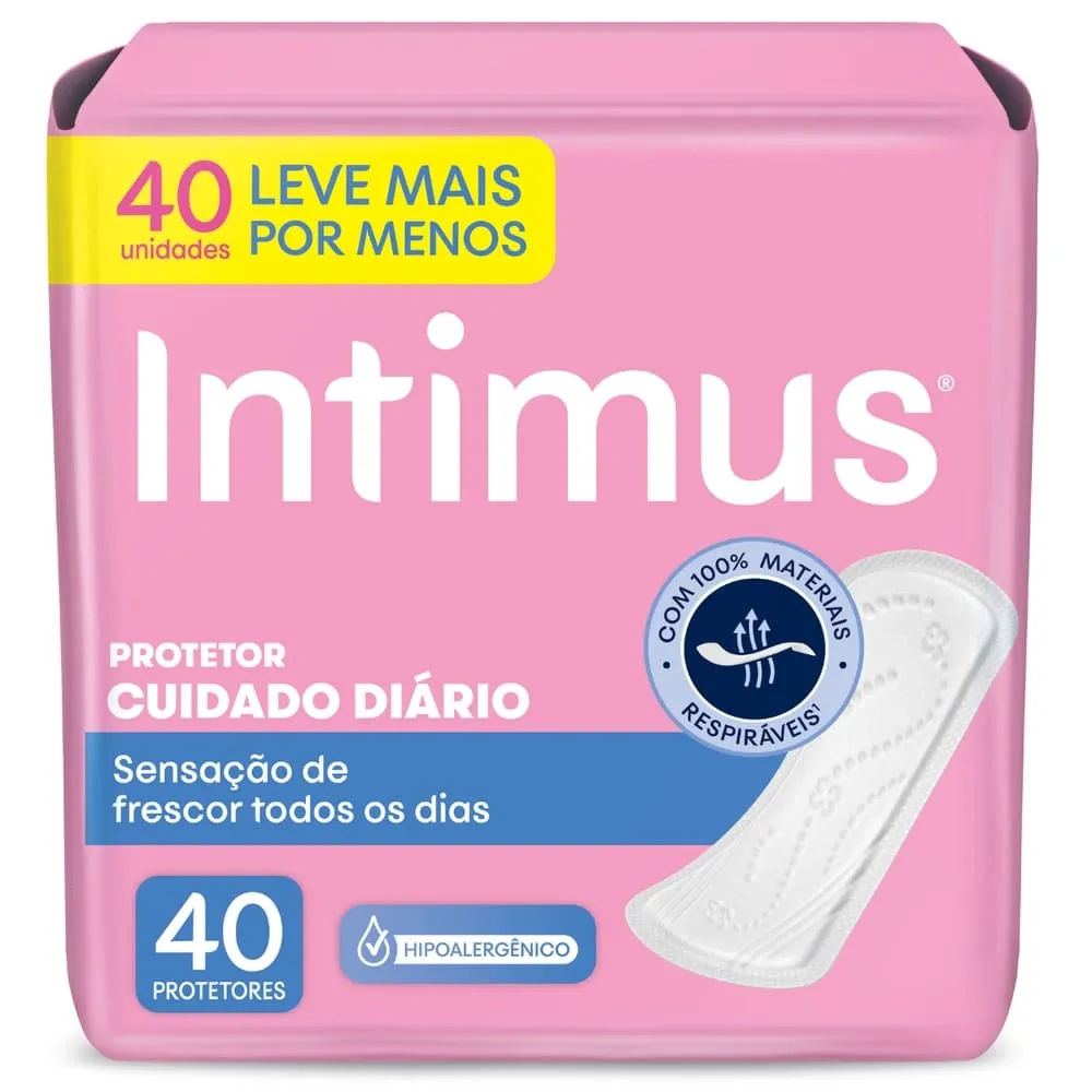 Protetor Diário Intimus 40 unidades