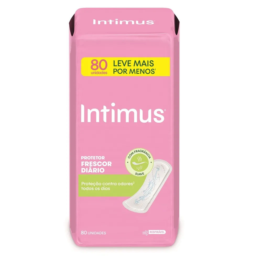 Absorvente Intimus Days com Perfume sem Abas 80 Unidades