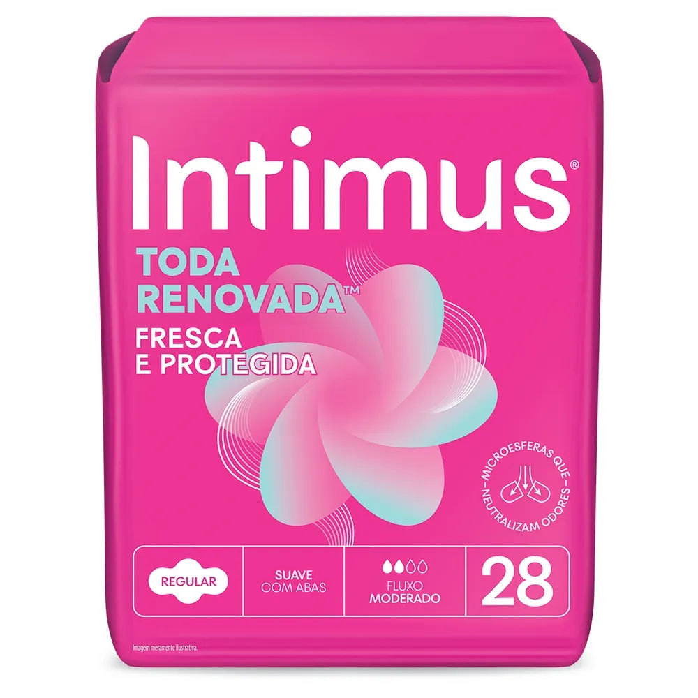Absorvente Intimus Toda Renovada Dia 28 Unidades