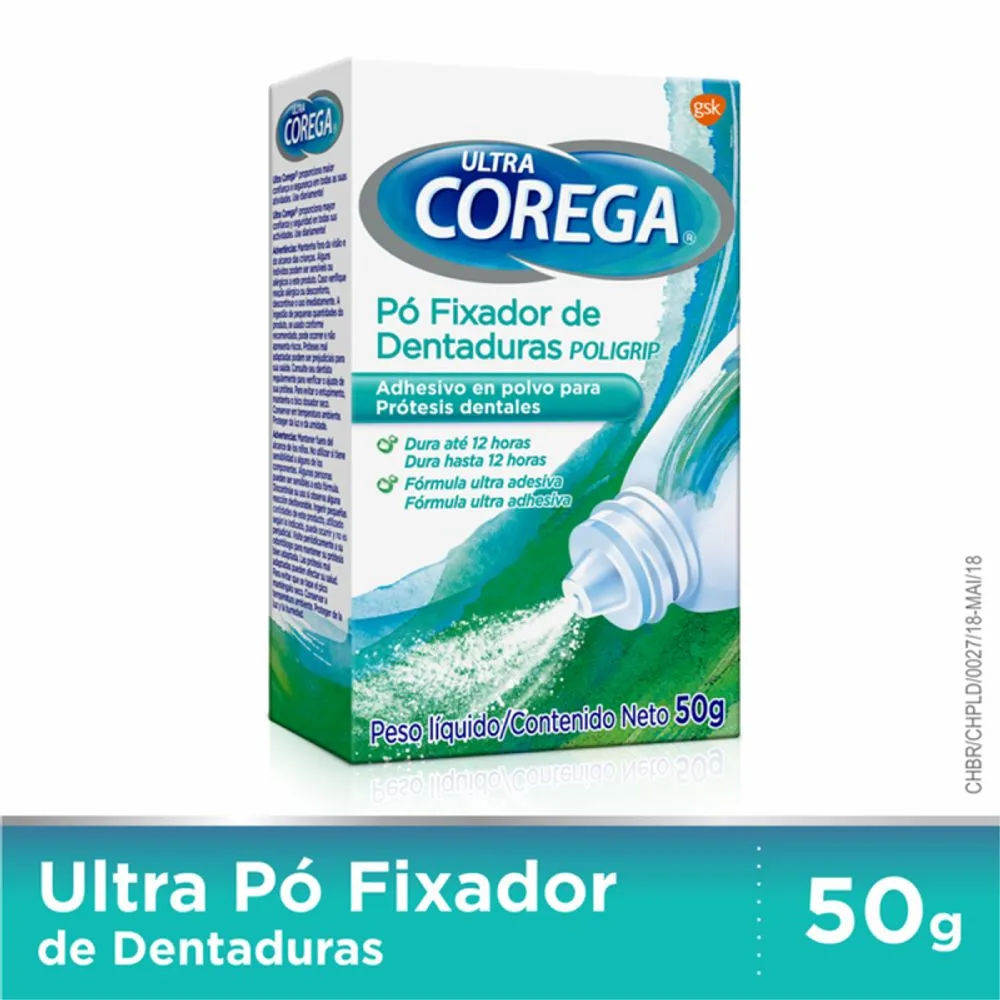 Corega Ultra 50g Pó Ftafford GSK