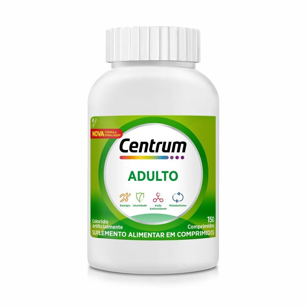 Centrum  Multivitaminico Adulto Com Vitaminas De A A Z, 150 Comprimidos