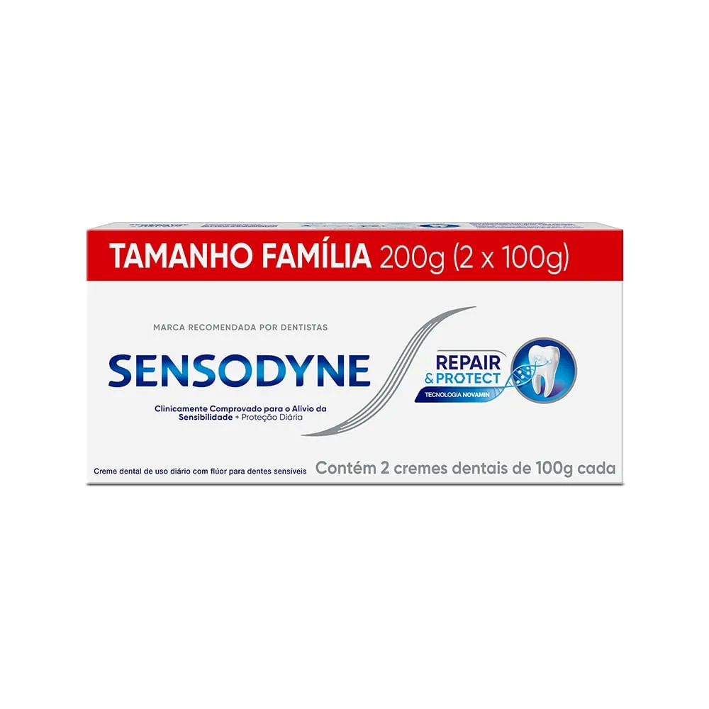 Creme Dental Sensodyne Repair & Protect 100g 2 unidades