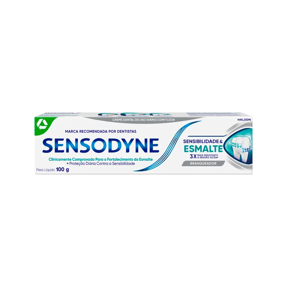 Creme Dental Sensodyne Sensibilidade & Esmalte Branqueador 100g