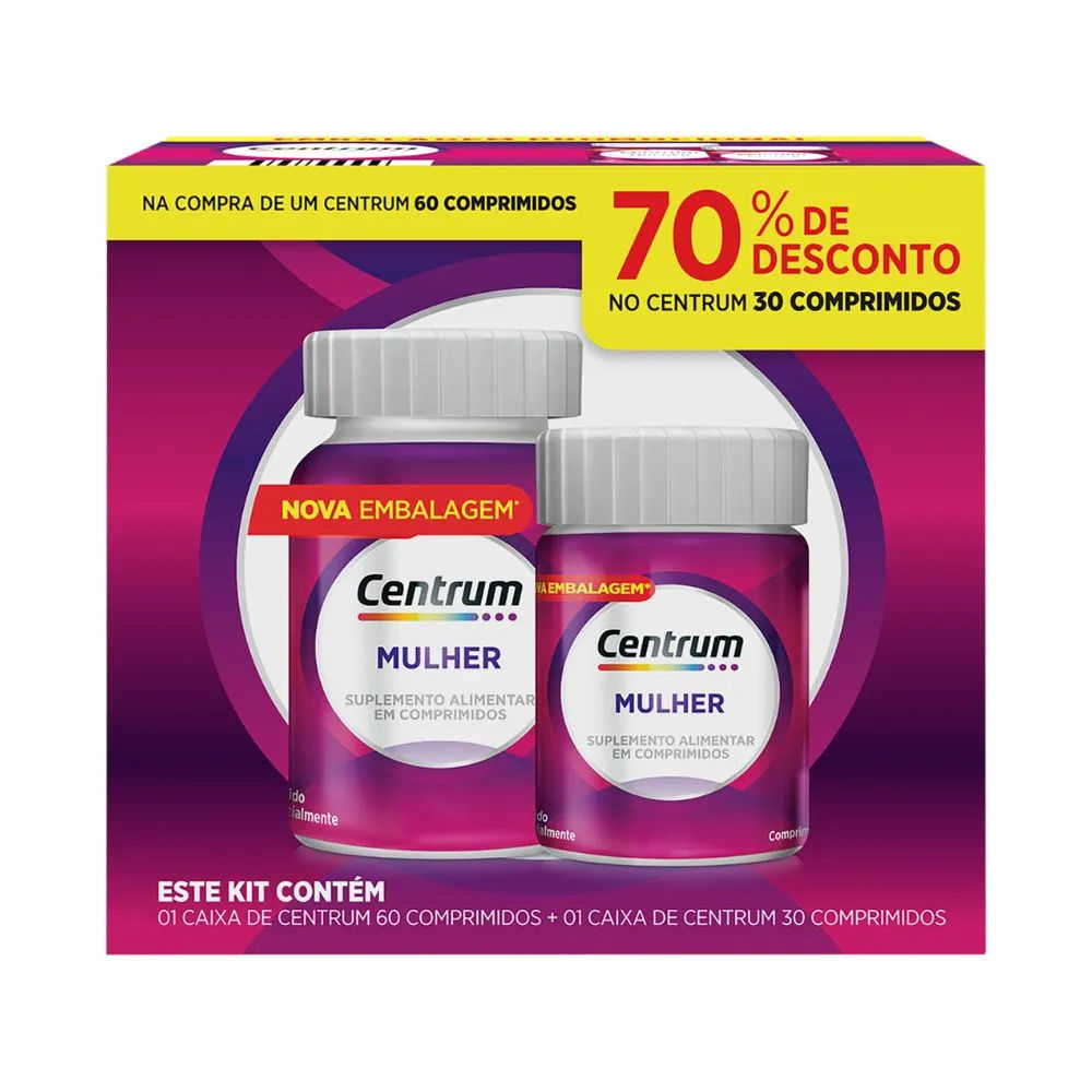Essentials Mulher 60+30 Comprimidos 70% Desc Centrum Whitehall