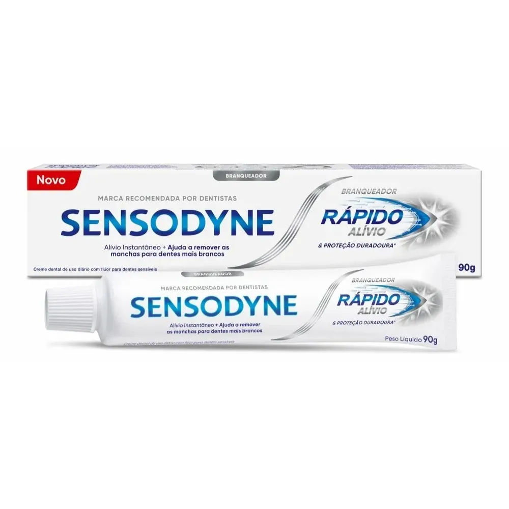 Creme Dental Sensodyne Rápido Alívio Branqueador 90g