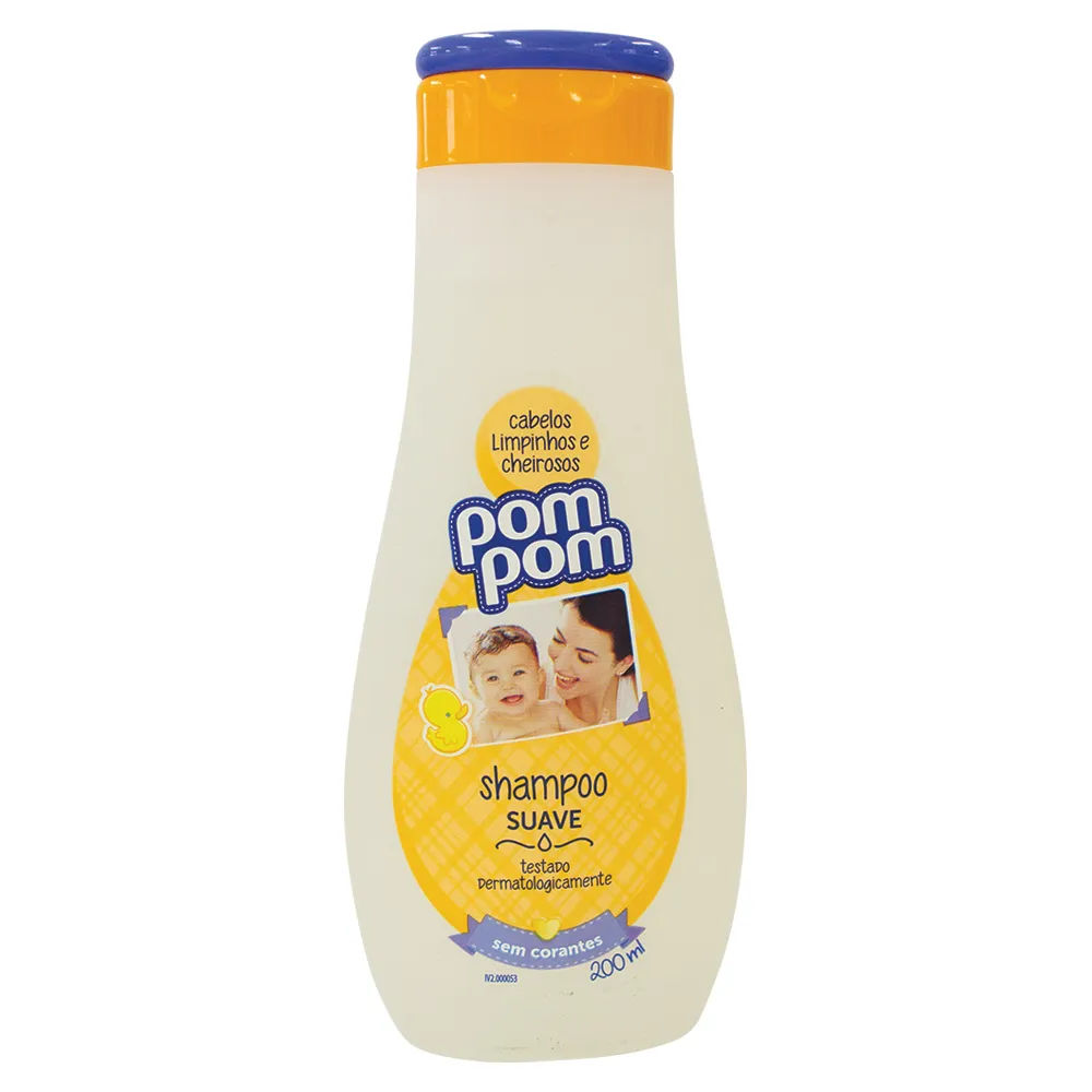Shampoo Infantil Pom Pom Suave 200ml