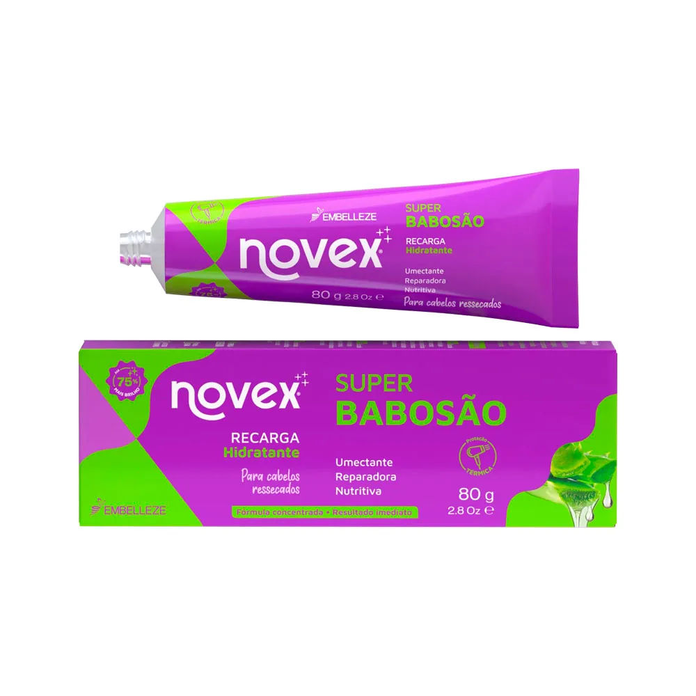 Mascara Para Tratamento Novex Super Babosao 80gr Hidratante